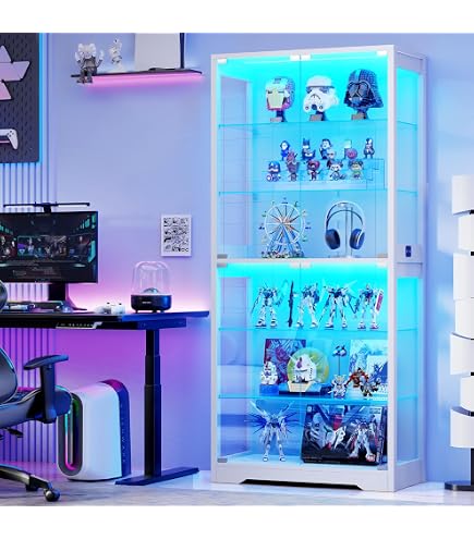 Amazon.co.jp: AODK フィギュア棚 コレクション棚 ショーケース 大型